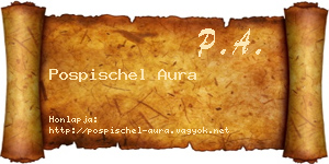 Pospischel Aura névjegykártya